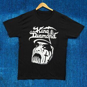 King Diamond The Dark Sides Heavy Metal Band T-Shirt Size Large